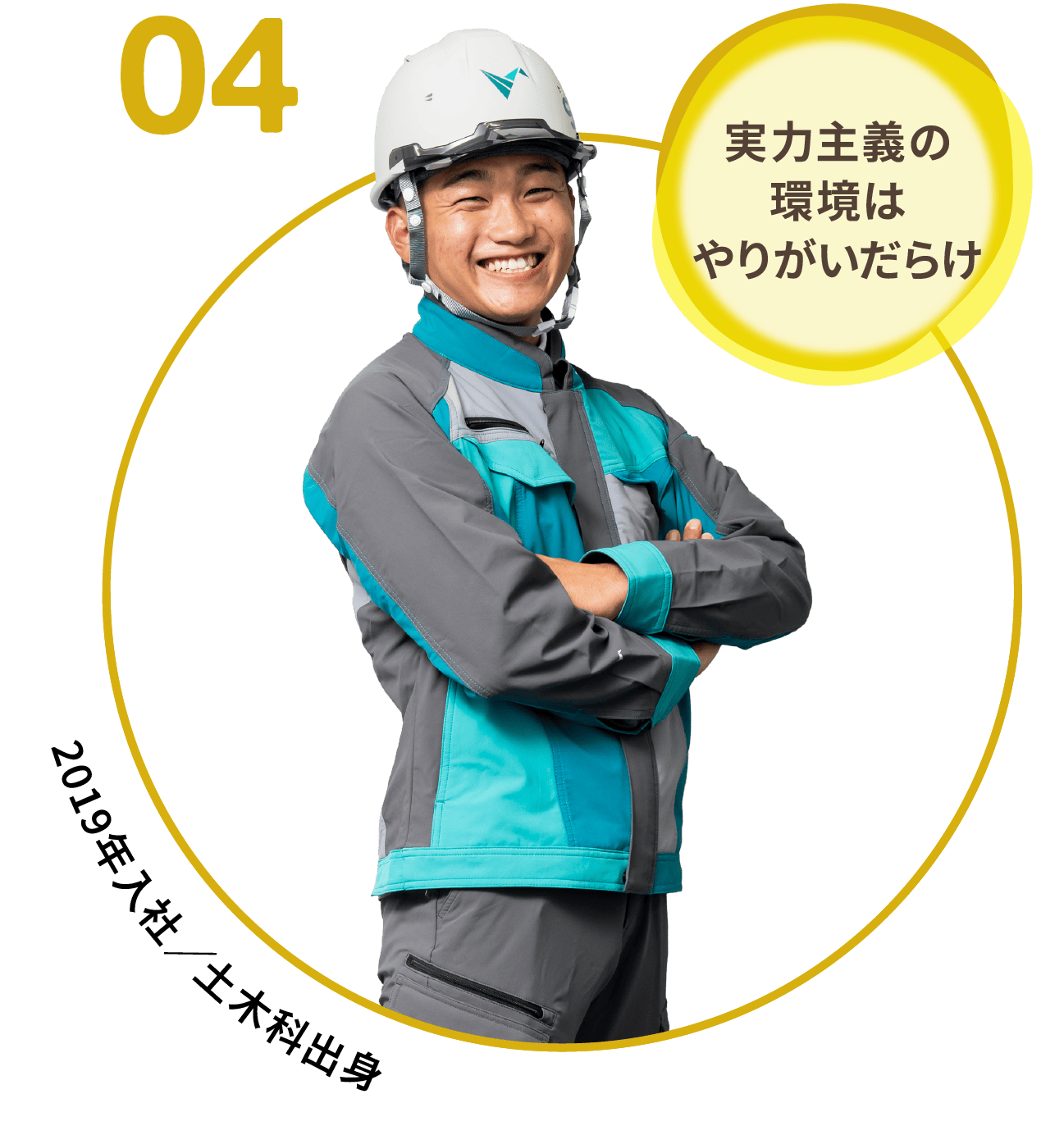 04｜実力主義の環境はやりがいだらけ｜2019年入社 土木科出身